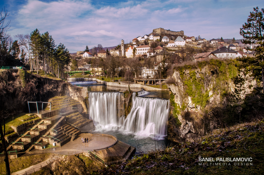 Jajce waterfall